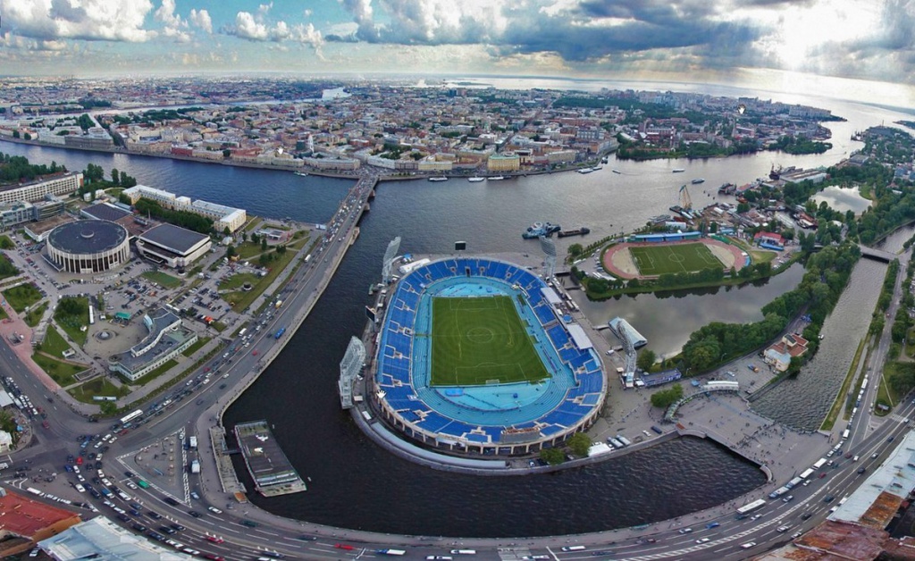 Petrovskiy Stadium  - home arena of the most succesfull  russian club Zenit St. Petersburg.jpg